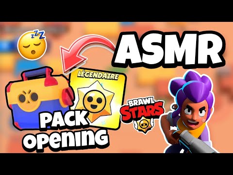 ASMR Français • ENORME PACK OPENING DE PRIX STARS LEGENDAIRE et DE MEGA BOITE sur BRAWL STARS 😴 💤
