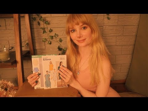 ASMR Summer 2019 Sewing Patterns 👗 Whisper / Crinkles / Paper Sounds