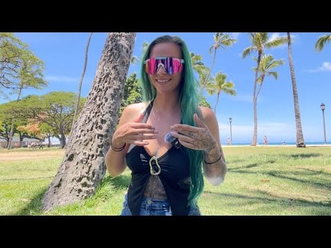 morning ASMR beach park