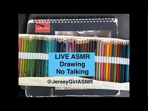 ASMR Peaceful Live Drawing Outside (no talking)Relax, Watch, Enjoy drawings by John