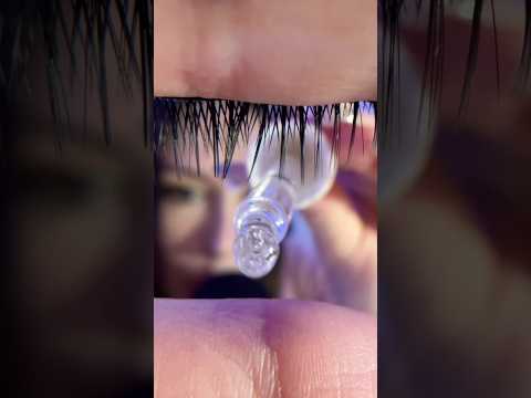 ASMR eye cleaning and makeup 👁️✨ #asmr #asmrroleplay #visualasmr #mouthsounds #oddlysatisfying