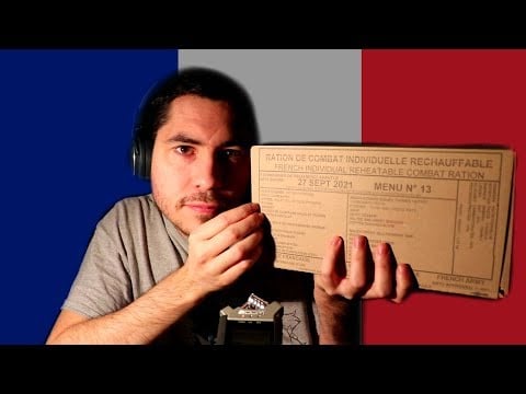 ASMR Ration militaire française MENU 13