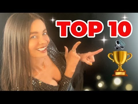 TOP 10 SONIDOS ASMR MÁS RELAJANTES 😴✨ | Del 10 al 1 (con barra de progreso) | ASMR en ESPAÑOL