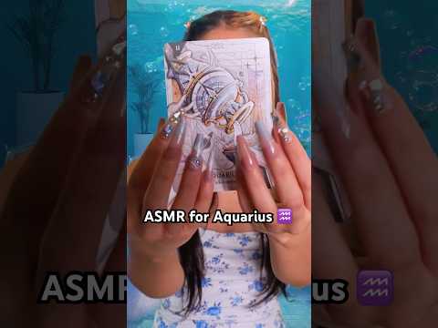 ASMR for Aquarius ♒️🩵 #asmr #relax #tingles #satisfying #zodiac