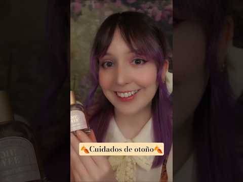 ⭐ASMR Cuidados de Otoño 🍂 Hojitas, perfume dulce & lip care