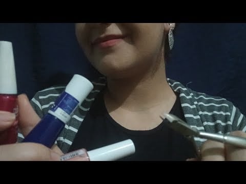 ASMR caseirinho fazendo suas unhas - Roleplay Manicure 💅🏻✨️