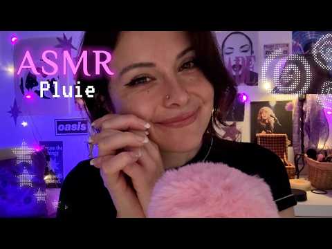 ASMR 2h de ça va aller, tout va bien, souffle, tu es en sécurité et pluie en fond