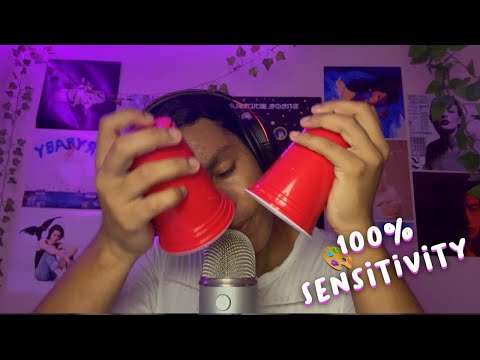 ASMR Fast and Aggressive Mouth Sounds 100% Sensitivity 🌋