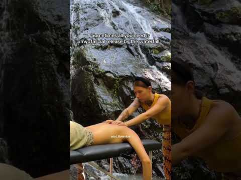Healing ASMR Massage by Waterfall  @Soul_flowvibe
