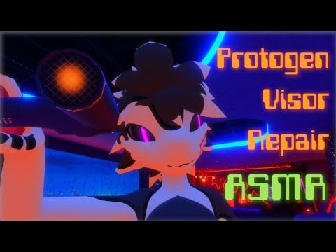 Furry ASMR | Avali repairs your protogen visor | soft spoken