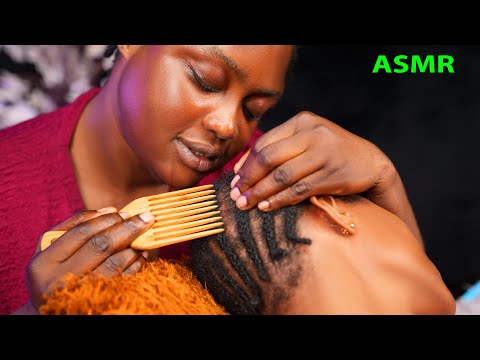 ASMR✨Soft Whisper | Hair Crust Removal,Cornrow Scalp Scratching, Deep Ear & Nose Cleaning Massage