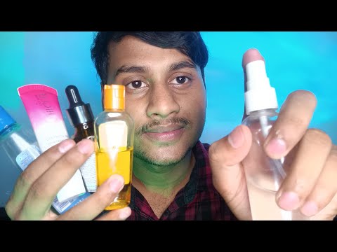 Full Glam ASMR: Skincare, Relaxing Massage, Makeup & Haircut for Sleep 💖