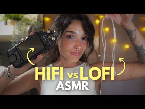 ASMR Lofi Vs. Hifi ¿Qué ASMR prefieres? | Low Quality vs High Quality ASMR