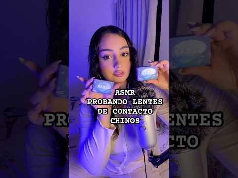 ASMR UNBOXING lentes de contacto chinos #asmr