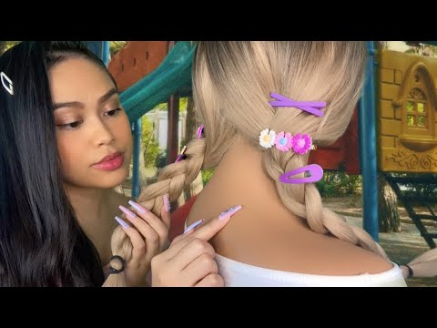 ASMR (How It Began) Girl Who’s OBSESSED W/ You Plays W/ Your Hair + Back Scratch RP | Light gum