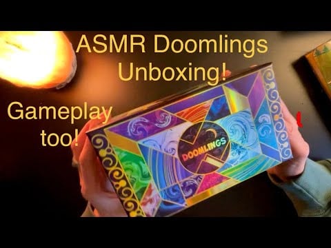Doomlings Card Game Unboxing & Gameplay (Soft Spoken ASMR)