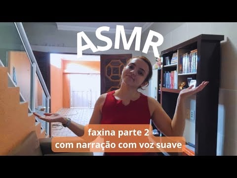 ASMR faxina na sala, voz suave e gatilhos sonoros #2