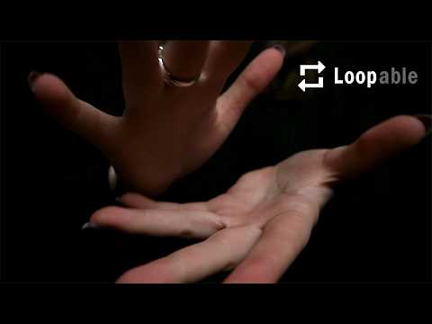 [ASMR] Loopable slow hand movements & gentle mouth sounds (no talking)