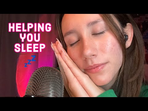 ASMR | repeating “go to sleep” and “relax” to help you fall asleep 💤💤