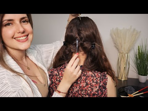 ASMR Sensory Exam [Real Person] Scalp Check And Treatment | Kopfmassage zum Einschlafen deutsch