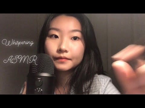 ENG SUB) ASMR | Soft Whispering Trigger Words in Chinese 💙  [中文助眠] 轻声耳语中文单词  🌙