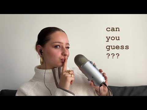 ASMR | Guess The Silent Word ❤︎