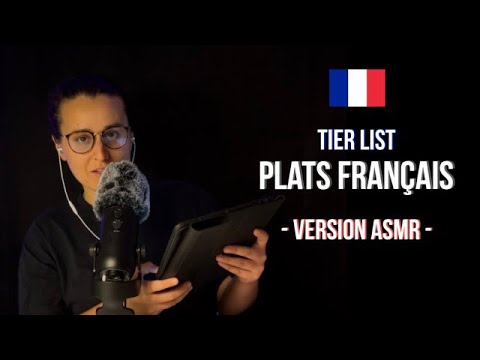 ASMR FR I TIER LIST PLATS FRANÇAIS  🤤😋