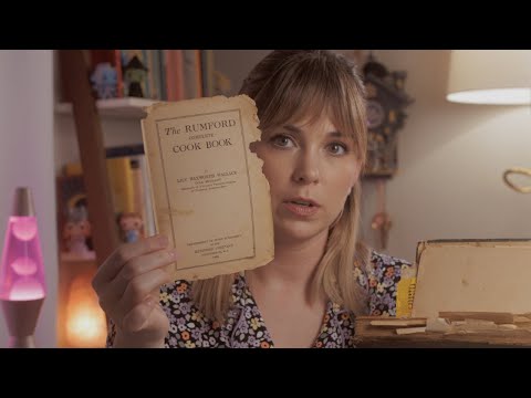 4K ASMR Soft Spoken | Restful Rambles to Relax 📓 Reading Old Cookbooks 📚