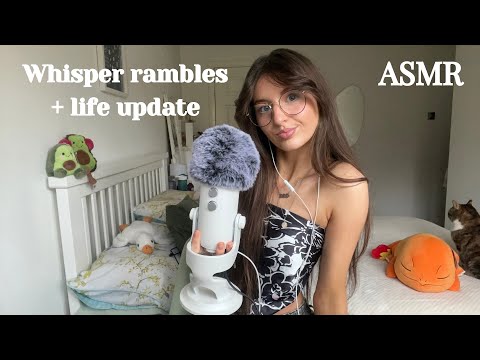 ASMR First video of 2025/ Life update and trigger assortment✨ (whisper rambles, tapping)