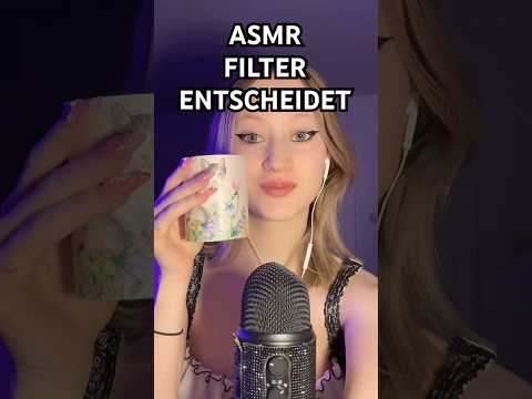 Dieser Filter entscheidet meine Trigger 🫩 #pov #mouthwhisper #fabricscratching #asmrgerman