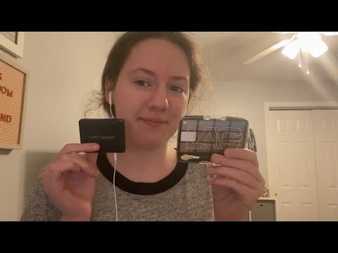 asmr | tapping on makeup palettes!