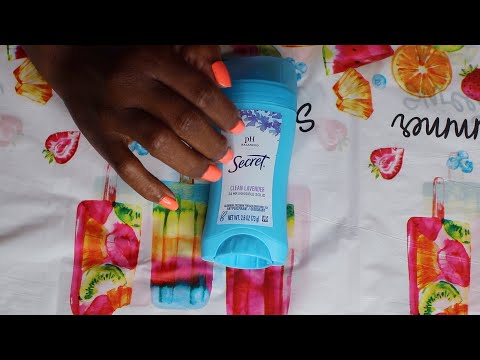 SECRET DEODORANT ASMR TRIGGERS