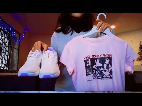 asmr casero roleplay vendedora de ropa y calzado 🛍️