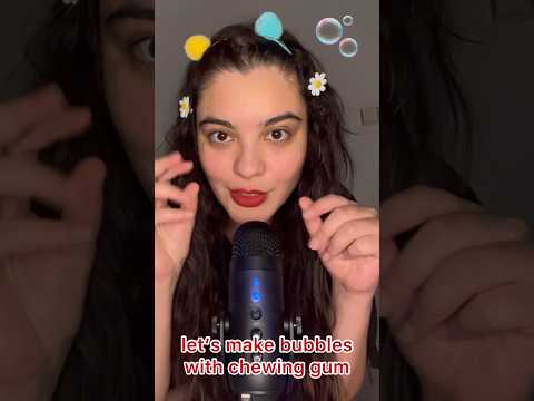 #asmr #bubble #chewingum #emojichallenge #shorts