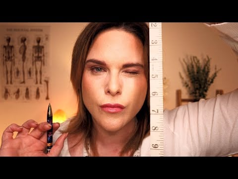 ASMR Close Up Face Structure Examination | Symmetry & Face Assessment