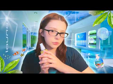 (asmr) frutiger aero receptionist checks you in 🐟🌿🫧 (soft spoken + medical rp)