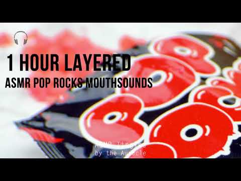 1 hour Pop Rocks [ASMR] ★ 👅 mouthsounds (tingly sleep, relax or Study aid) ★ [binaural] [no talking]