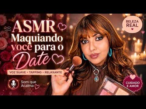 ASMR Maquiando Pele Madura #vozsuave #tappingasmr