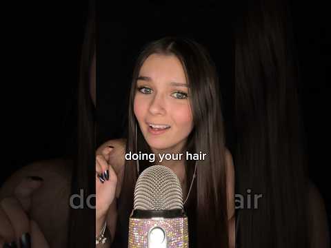 ASMR doing your hair #asmr #relax #tingly #asmrtriggers #tingles #asmrvideos #tingling