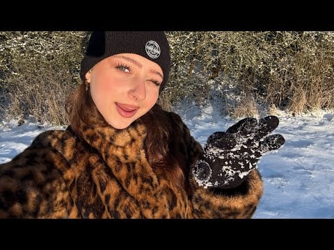 this ASMR in the SNOW will Relax You Instantly ❄️✨