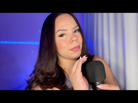 ASMR QUASE TOCANDO (almost touching) MOUTH SOUNDS e GATILHOS PARA DORMIR