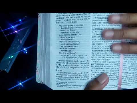 ASMR LENDO A PALAVRA DE DEUS PARA COMEÇAR BEM O ANO ✨
