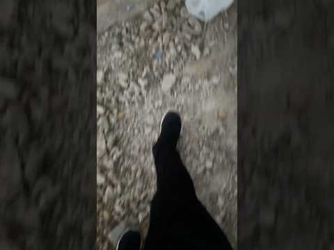 ASMR at a construction site| stepping on rocks🪨💤
