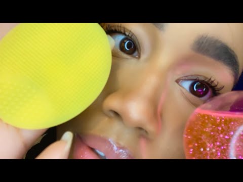 [ASMR] EXTREMELY Up Close Personal Attention Triggers(Face Touching) P4🤗