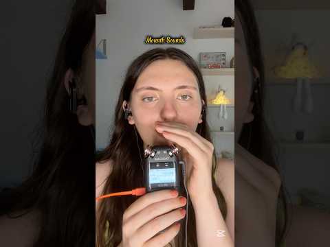 Mounth Sounds ASMR 👄 #asmr #shorts #relaxing