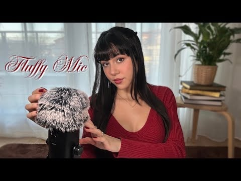 ASMR Fluffy Mic scratching 🧸 Súper suave!
