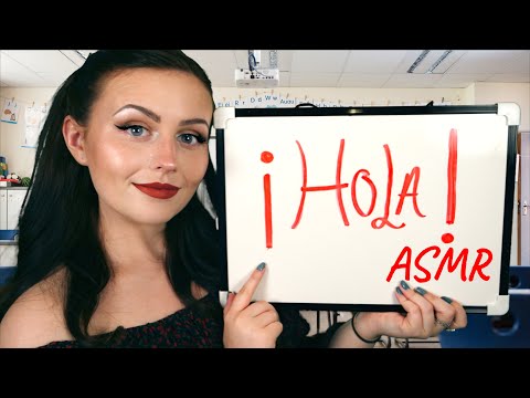 [ASMR] Spanish Teacher Roleplay 🇪🇸 *Whispered*