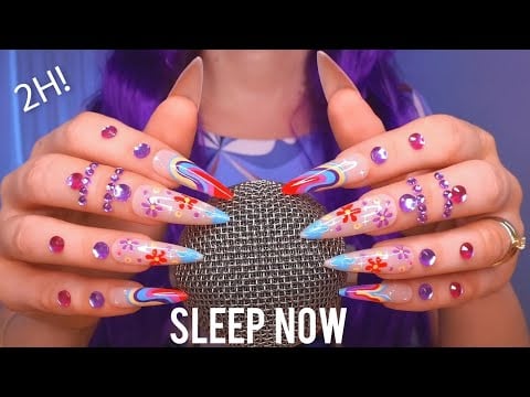 ASMR 2 Hour Brain Massage ✨ Ultimate Mic Scratching, Brushing, Layers & Ear Sounds (No Talking)