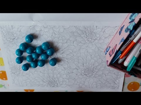 Tracing ASMR Bubble Gum Chewing Sounds