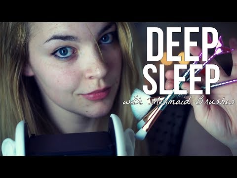 ASMR Reaching a Deeper Sleep! Ear Cleaning with Mermaid Brushes! [Binaural]